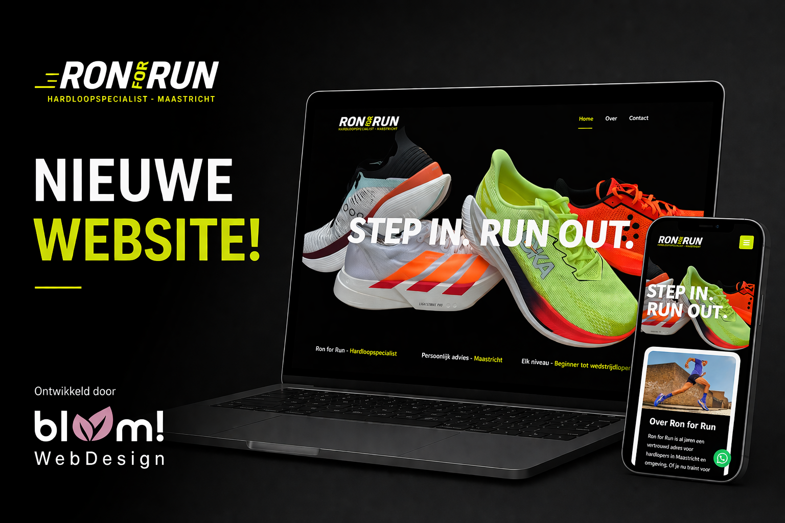 Nieuwe website